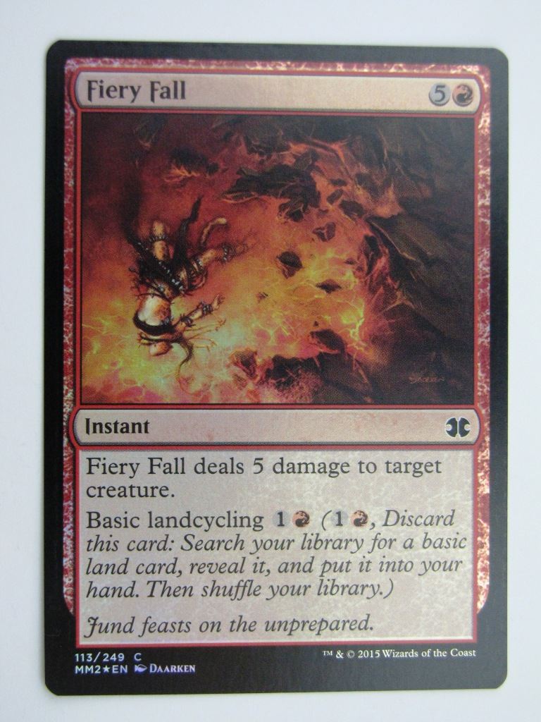 MTG MODERN MASTERS TWO FOIL: FIERY FALL # 27J31