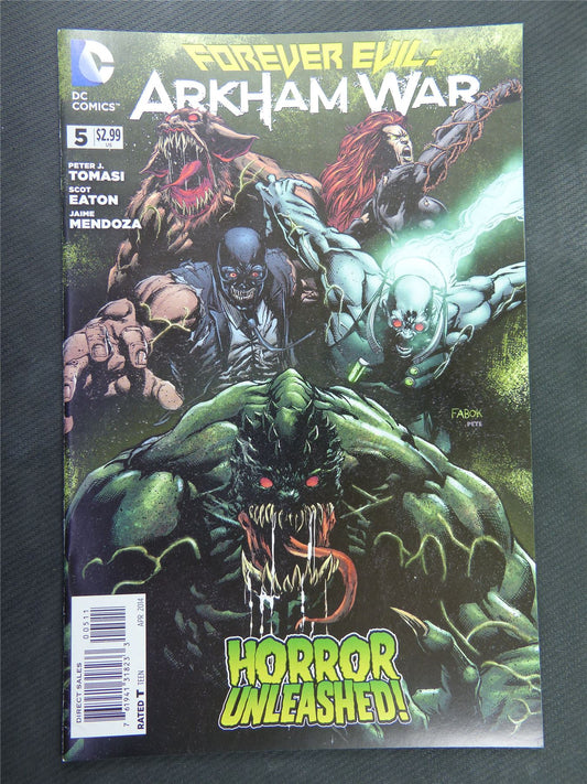 FOREVER Evil - Arkham War #5 - DC Comic #15W