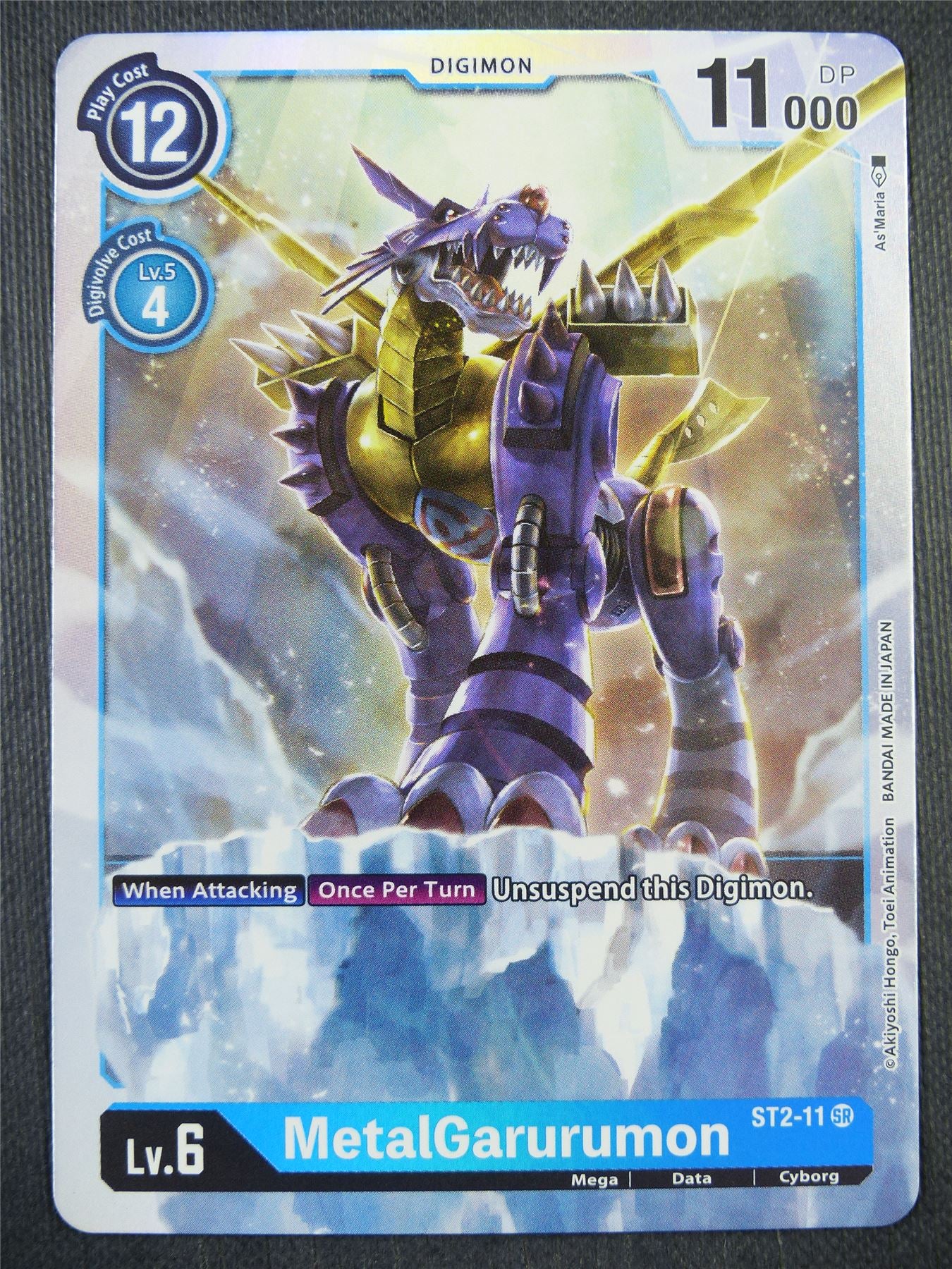 MetalGarurumon ST2-11 SR - Digimon Card #9FI