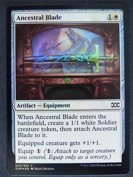 Ancestral Blade Foil - Double Masters - Mtg Magic Cards #3H