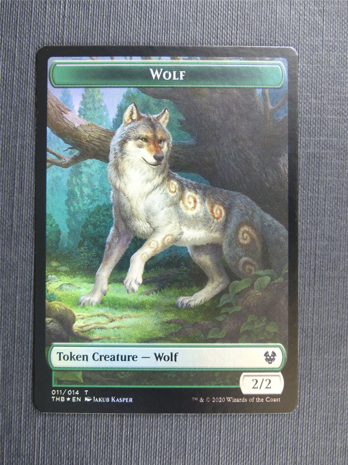 Wolf / Human Soldier Token Foil  #3JI