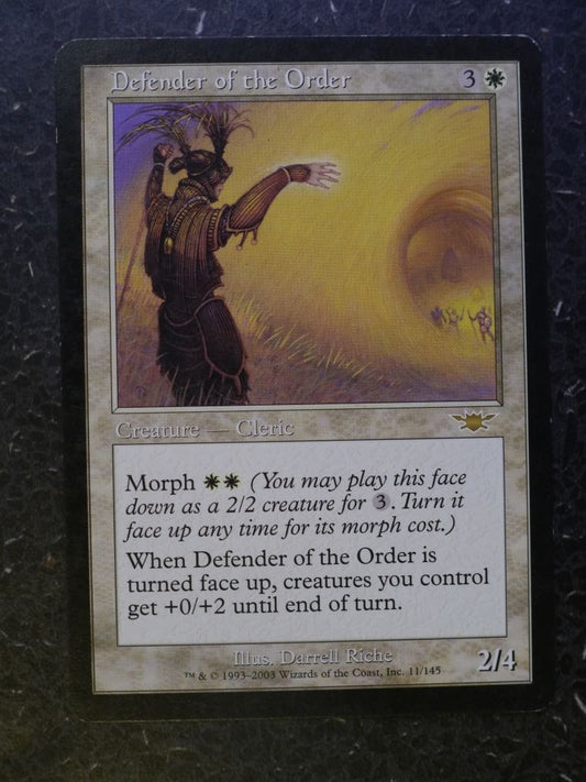 MTG Magic Cards: DEFENDER OF THE ORDER # 6D30