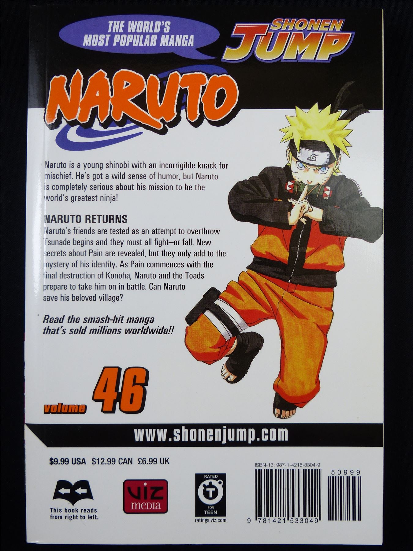 NARUTO Volume 46 - Shonen Jump Viz Manga #3HC