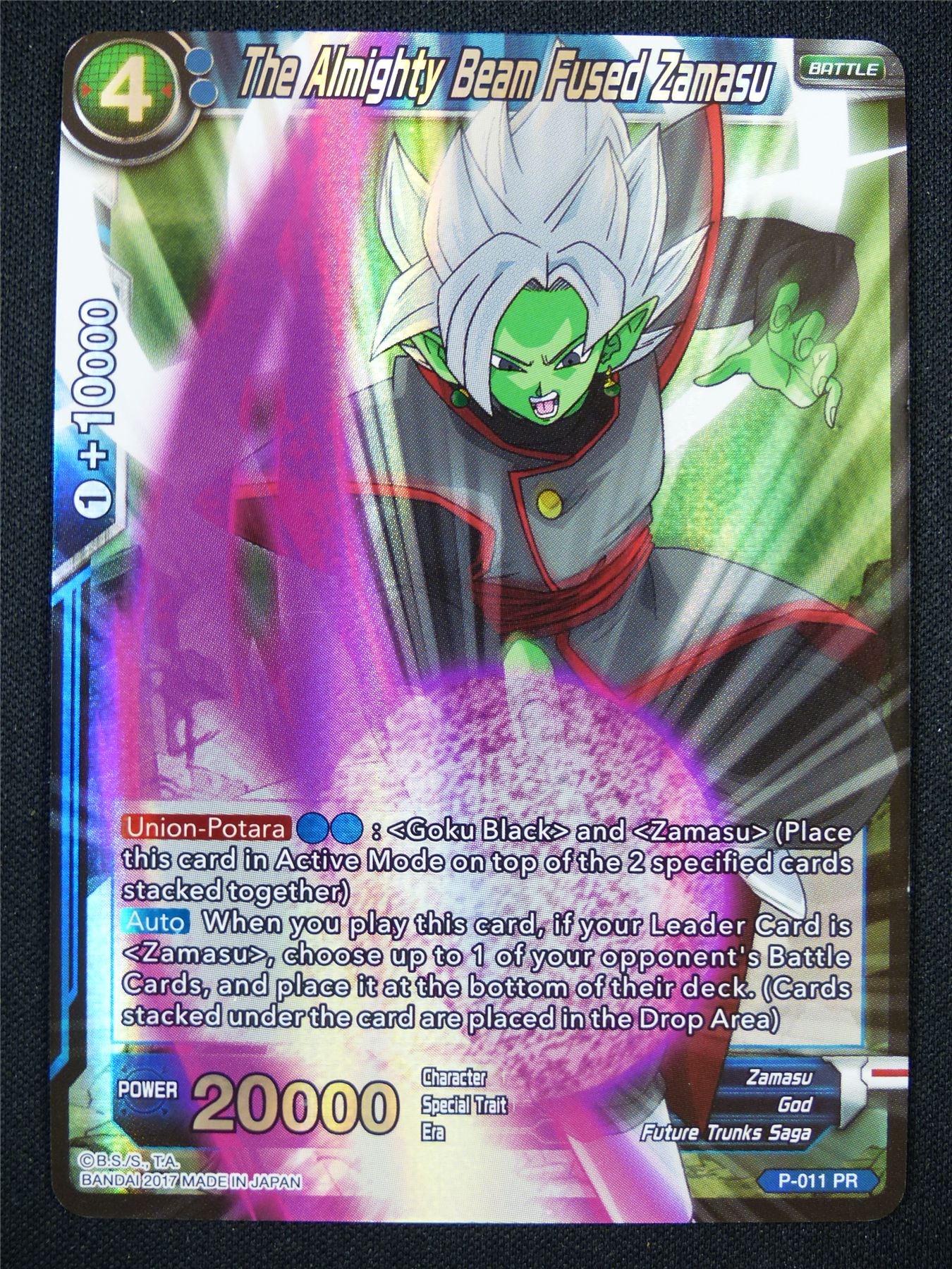 The Almighty Beam Fused Zamasu P-011 PR Promo - Dragon Ball Super Card #1CW