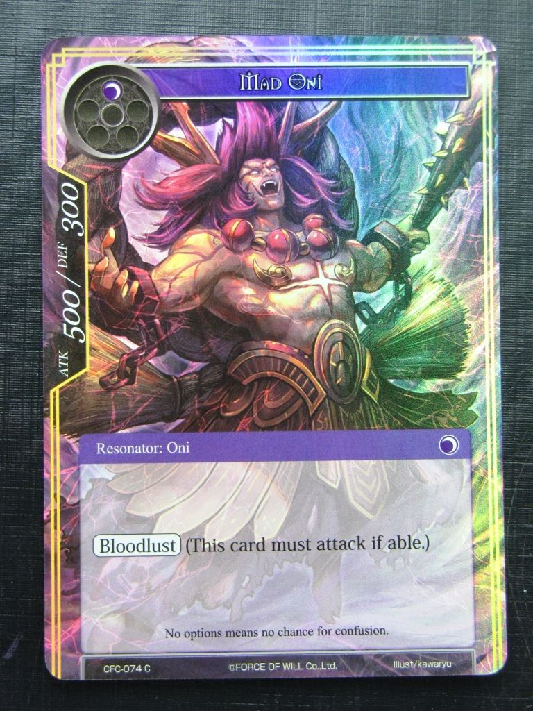 Force of Will Cards: MAD ONI C FOIL # 26F96