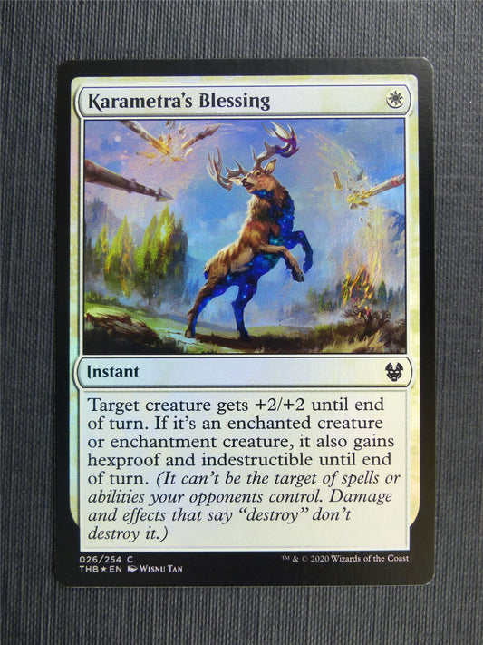 Karamretra's Blessing Foil - Theros Collector Ed - Mtg Magic Cards #3O8