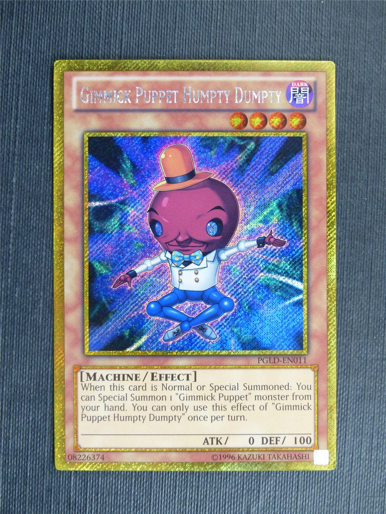 Gimmick Puppet Humpty Dumpty PGLD Gold Rare - Yugioh Cards #10B