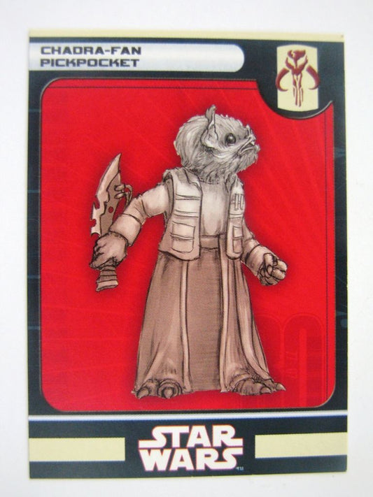 Star Wars Miniature Spare Cards: CHADRA-FAN PICKPOCKET # 11A93