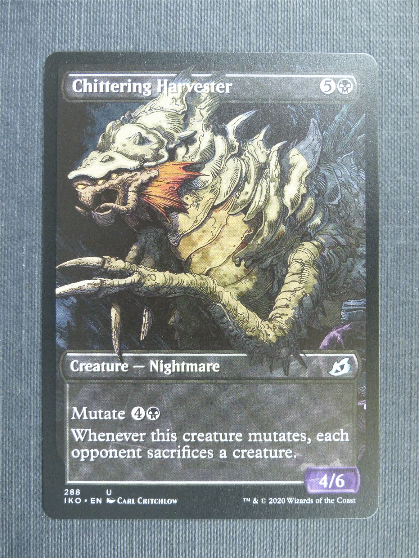 Chittering Harvester Showcase - IKO Mtg Card