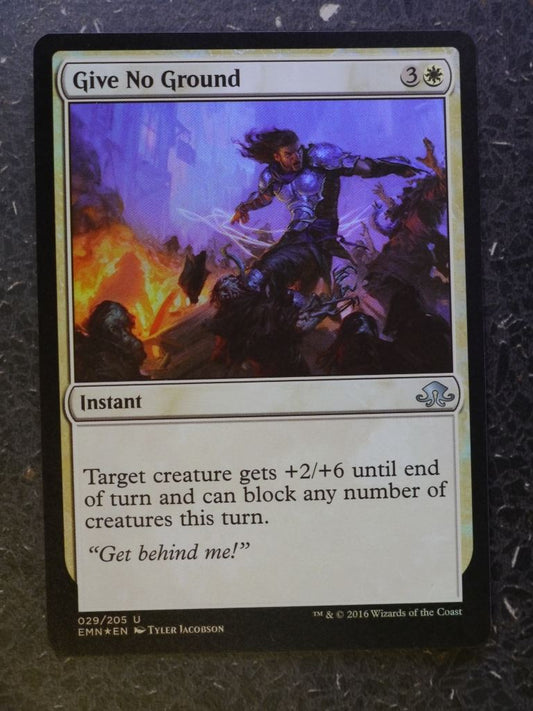 MTG Magic Cards : GIVE NO GROUND FOIL # 8D39