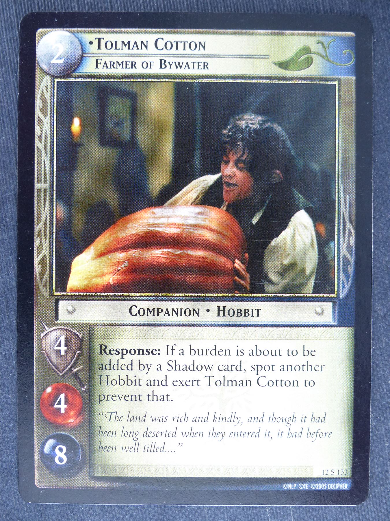 Tolman Cotton 12 S 133 - played - LotR Cards #QJ