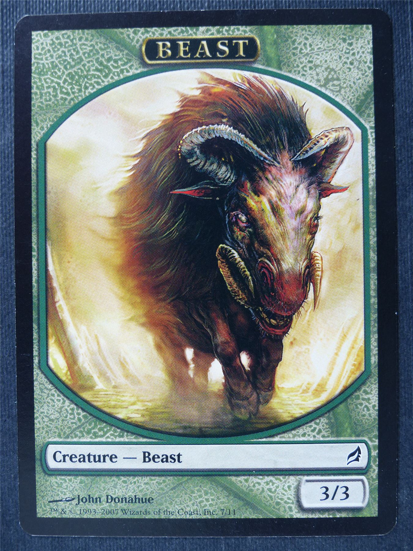 Beast Token - Mtg Card #3X7