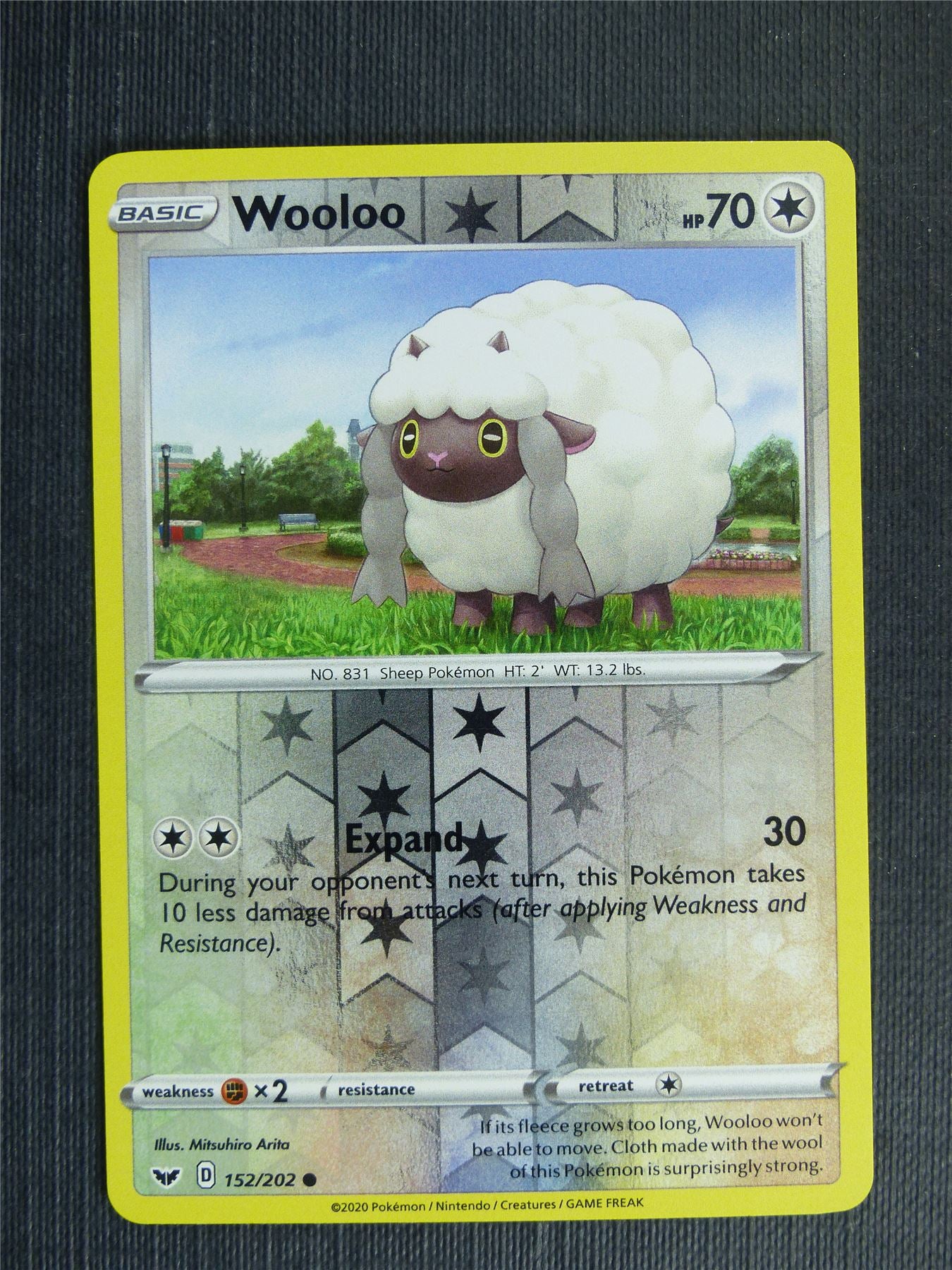 Wooloo 152/202 Reverse Holo - Pokemon Cards #1NS