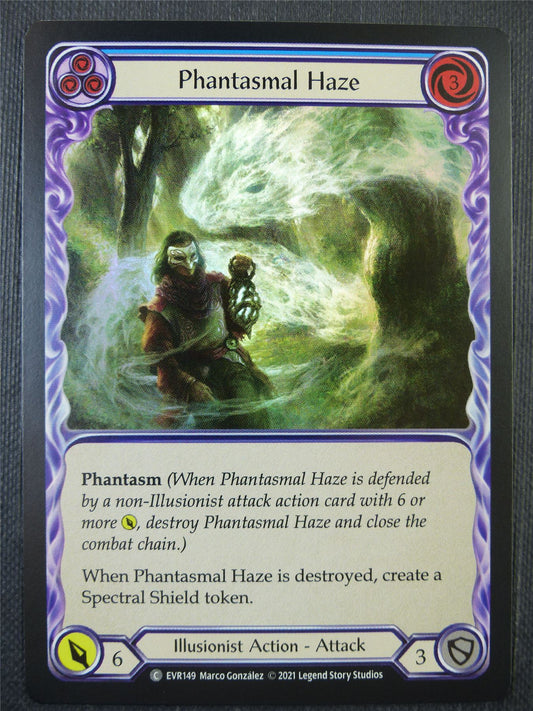 Phantasmal Haze Blue Foil - 1st ed Everfest - Flesh & Blood Card #6JO