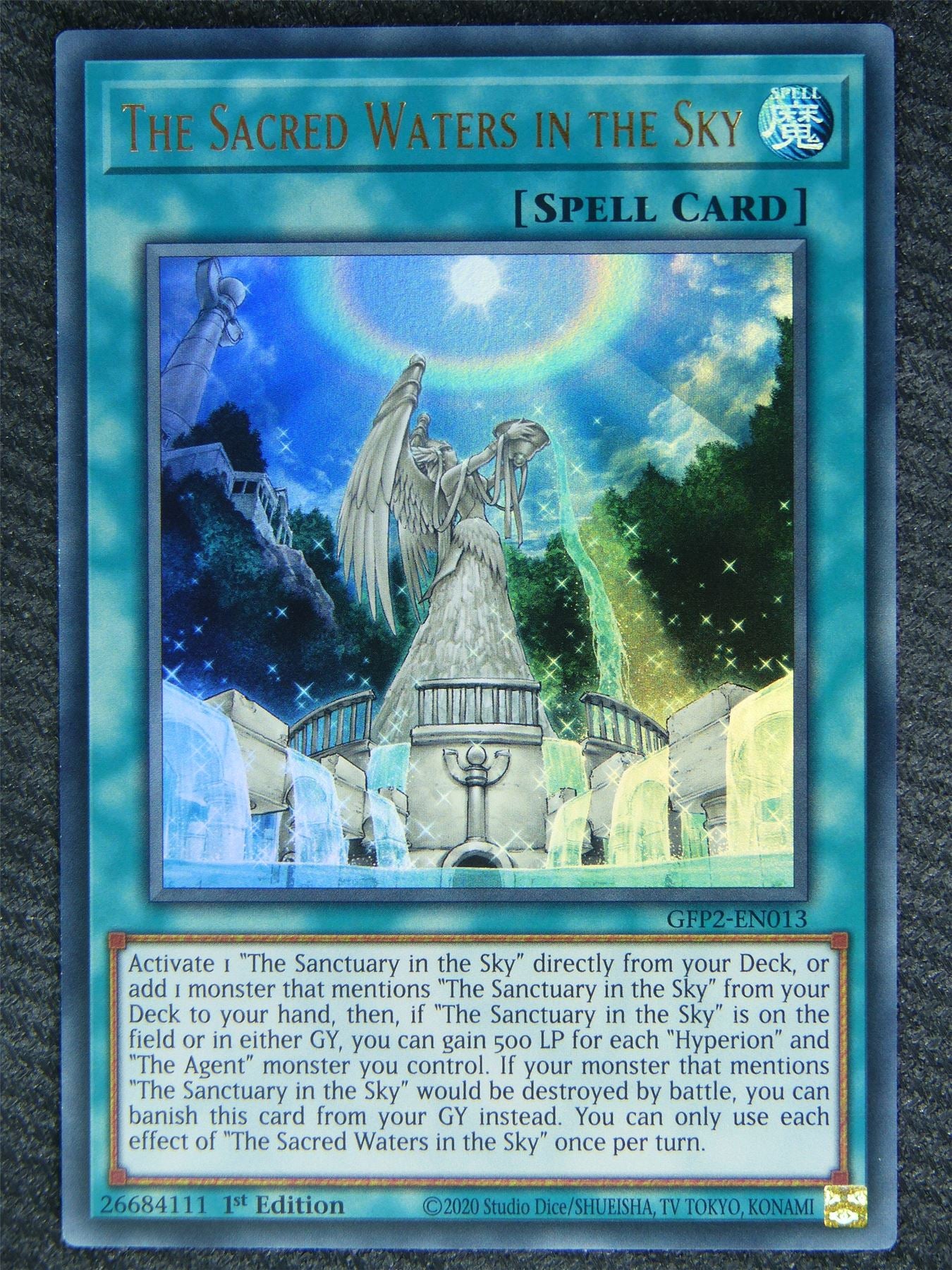 The Sacred Waters In The Sky GFP2 Ultra Rare - 1st ed - Yugioh Card #80P