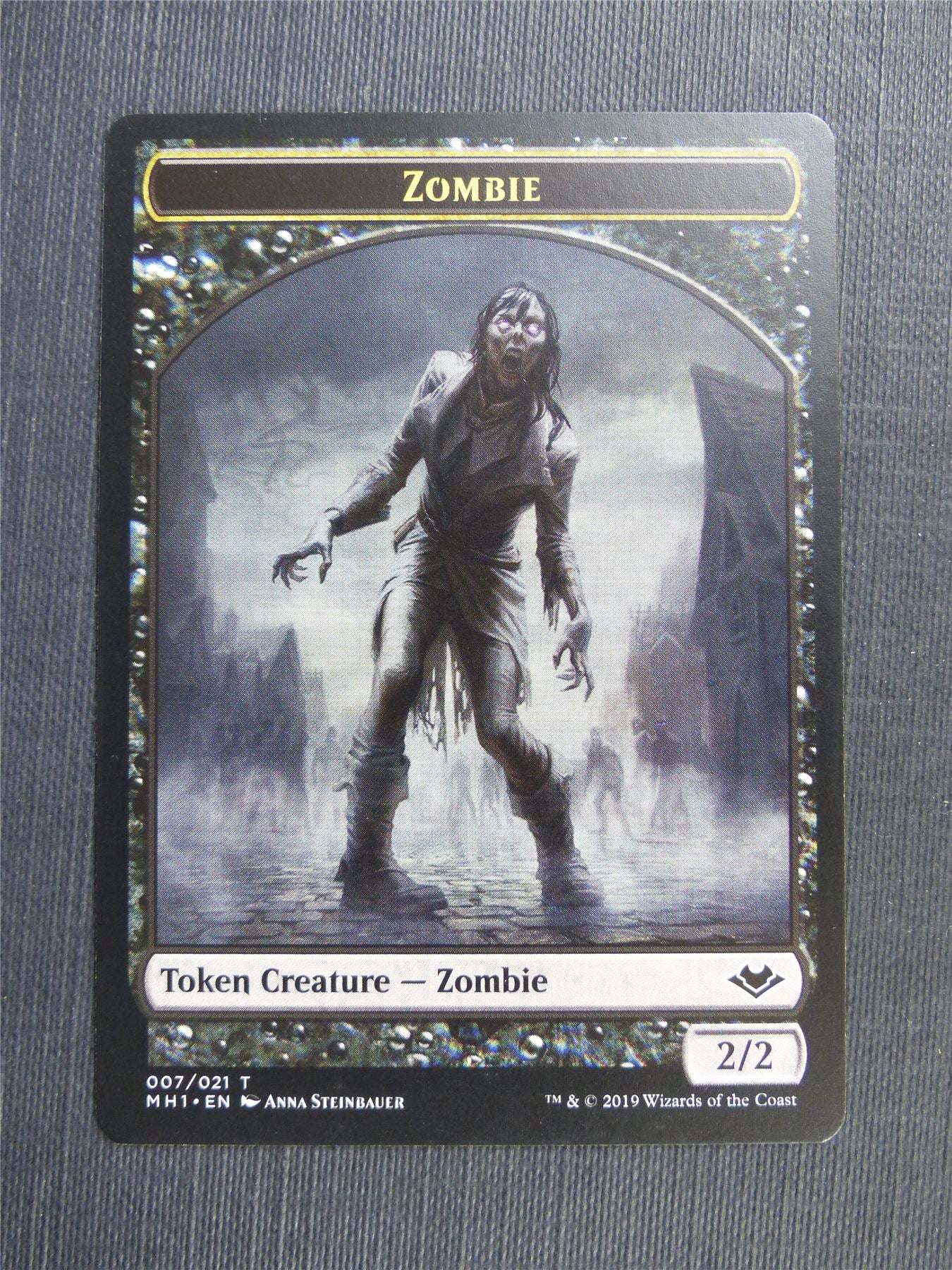 Wrenn Emblem / Zombie - Mtg Magic Token Cards #4O8