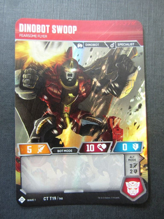 Dinobot Swoop CT T19/T40 - Foil - Transformers Cards # 4J12