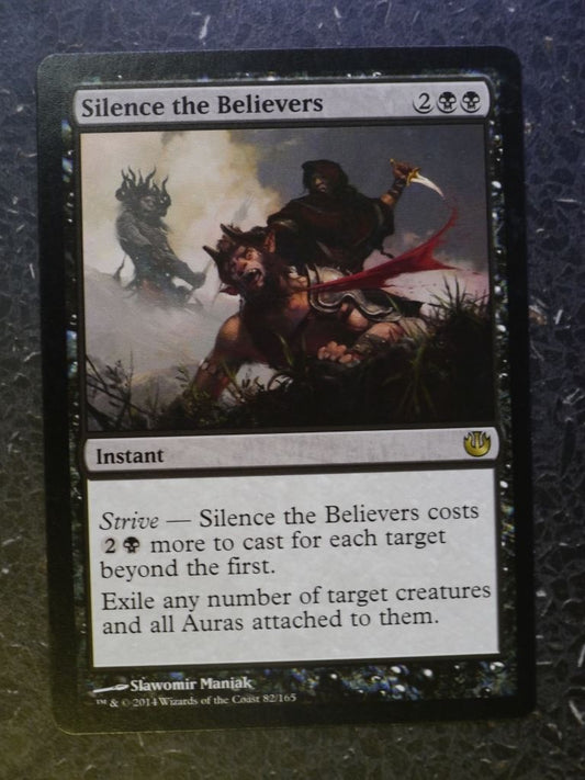 MTG Magic Cards: SILENCE THE BELIEVERS # 6E31