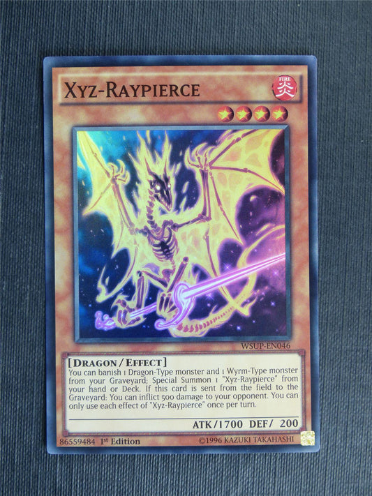 XYZ-Raypierce WSUP Super Rare - 1st ed - Yugioh Cards #YD