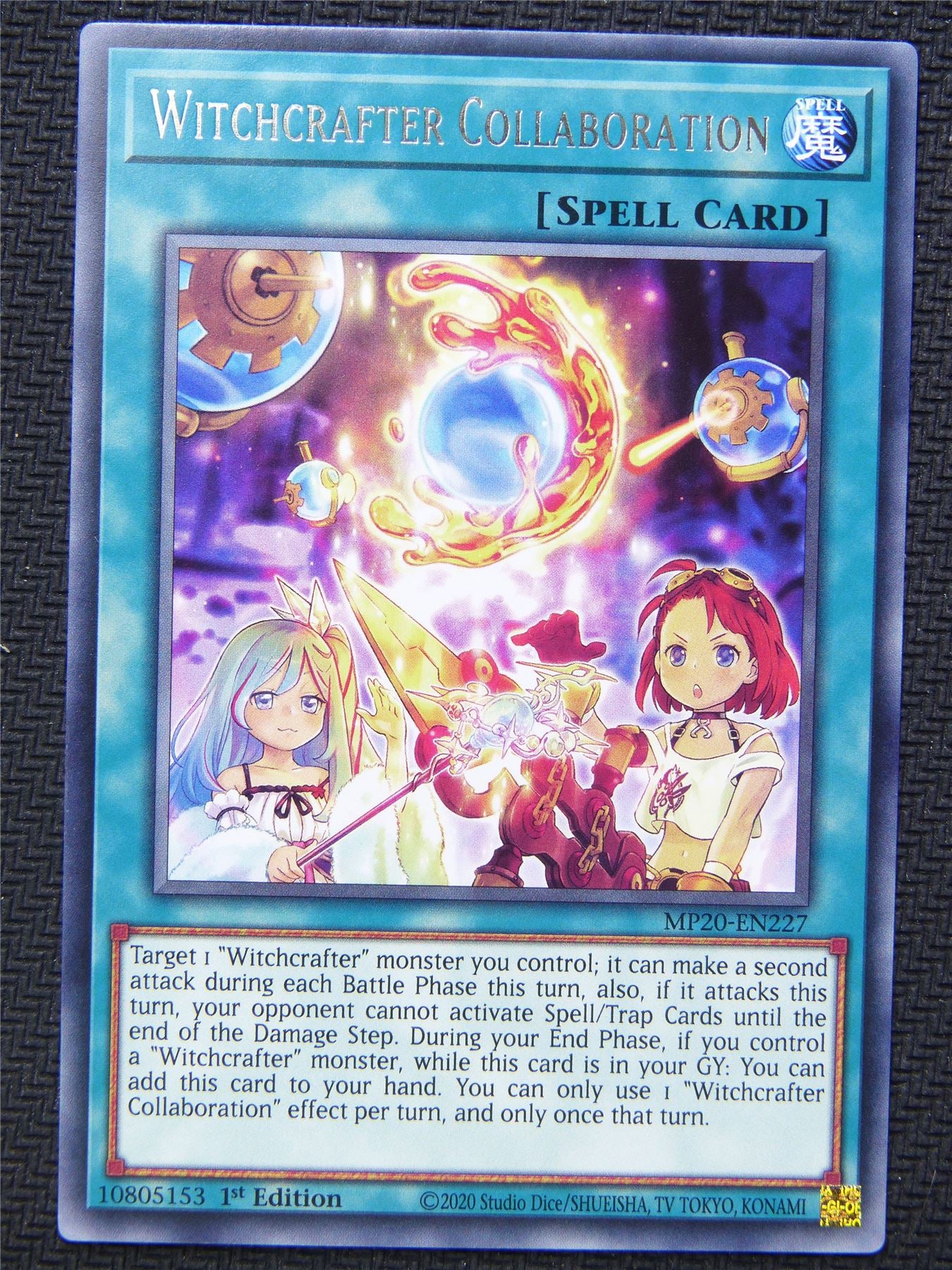 Witchcrafter Collaboration MP20 Rare 1st Ed - Yugioh Card #4MR