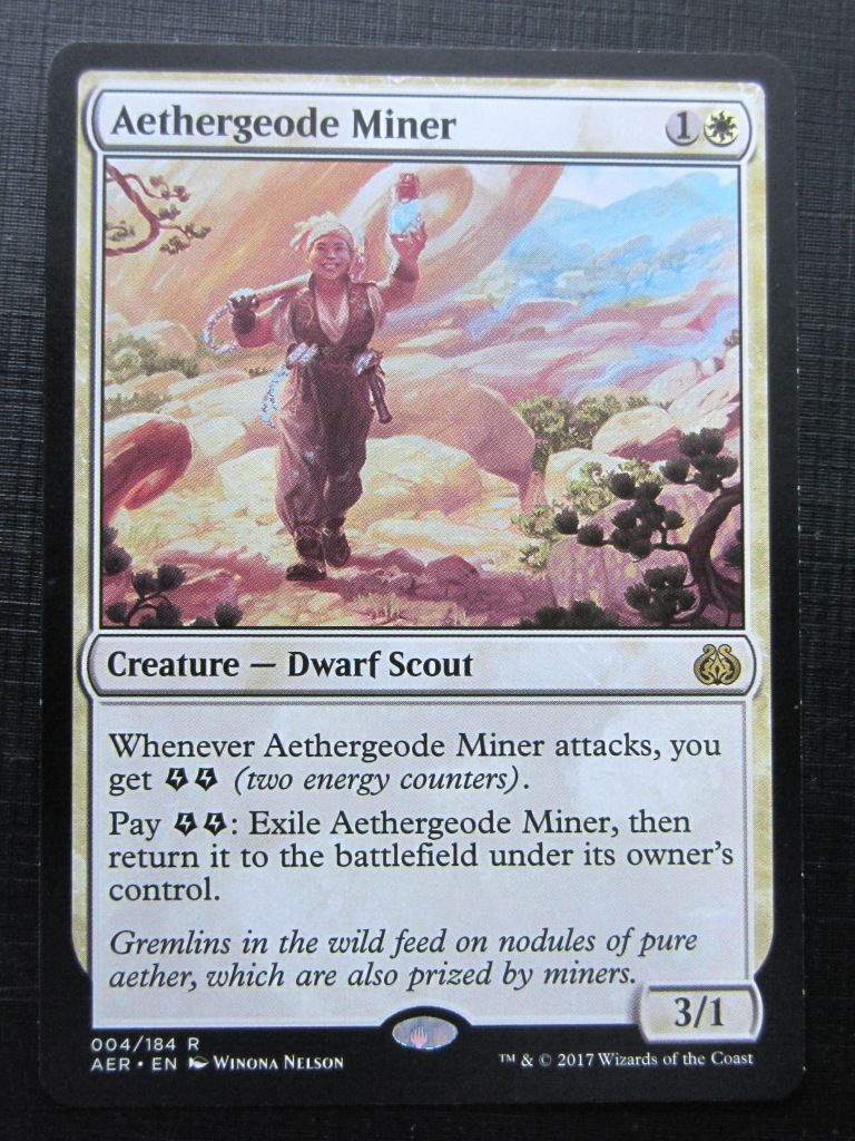 Aethergeode Miner - Mtg Magic Card # 1B1