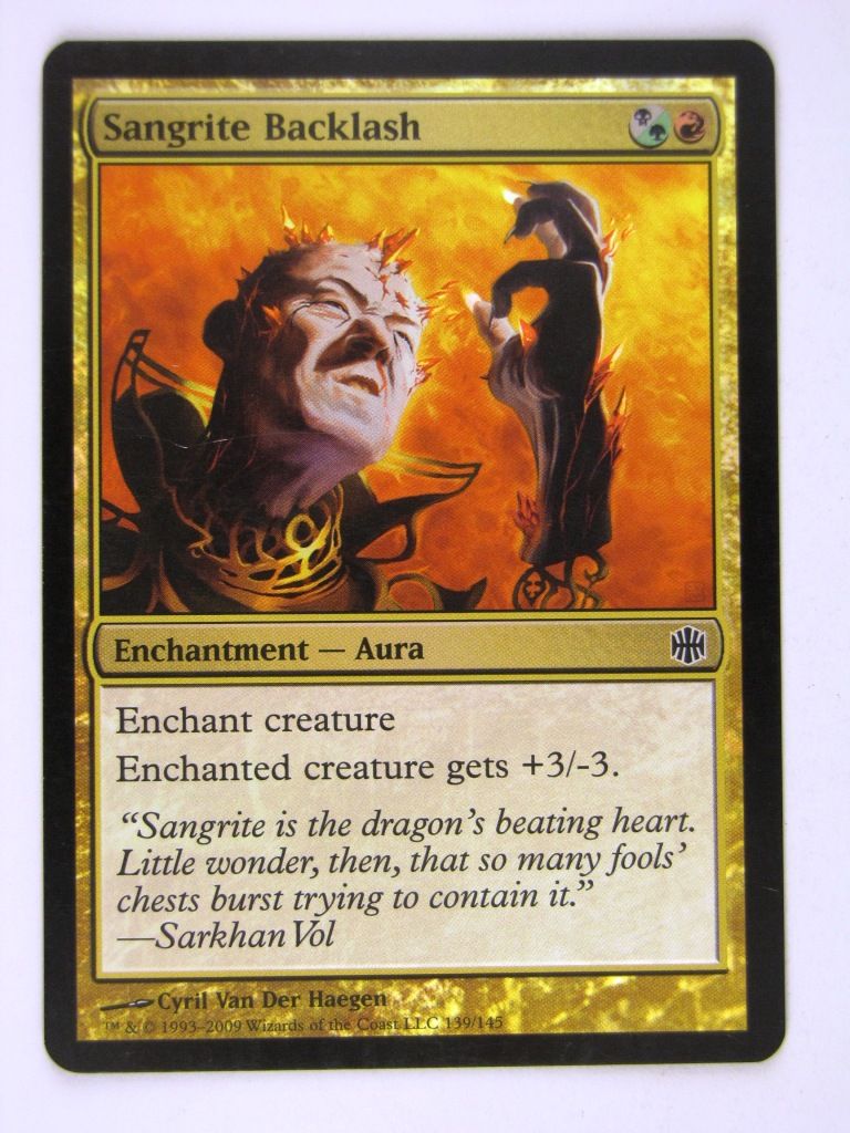 Mtg FOIL - SANGRITE BACKLASH - played