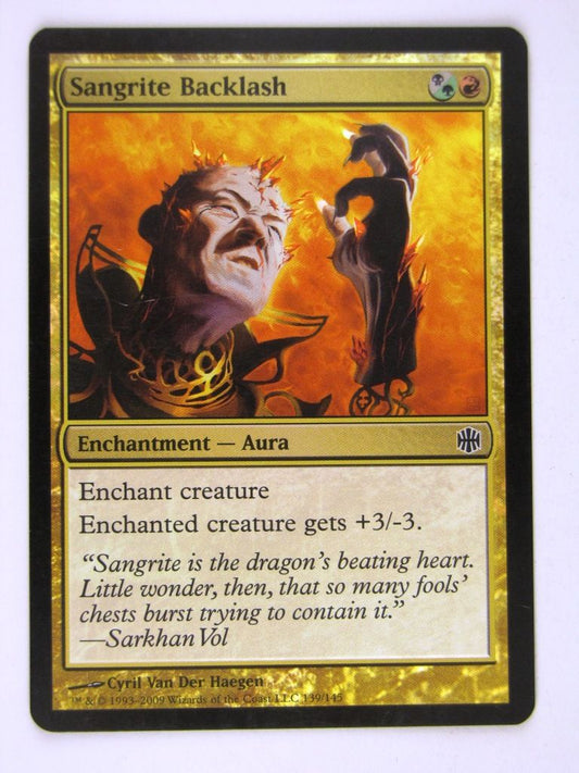 Mtg FOIL - SANGRITE BACKLASH - played