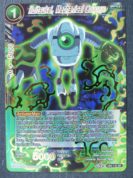 Koitsukai Mechanical Courage Foil - Mythic Booster - Dragon Ball Super Card #43R
