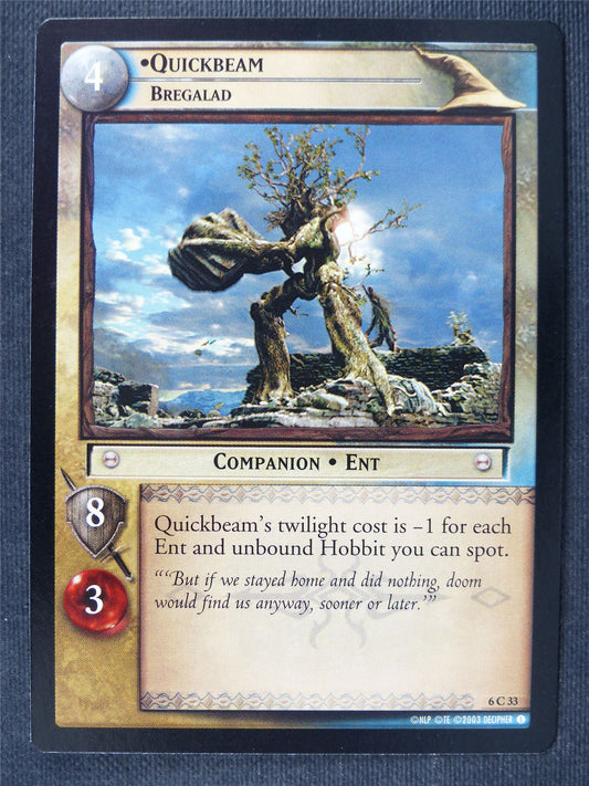 Quickbeam 6 C 33 - LotR Cards #3JT