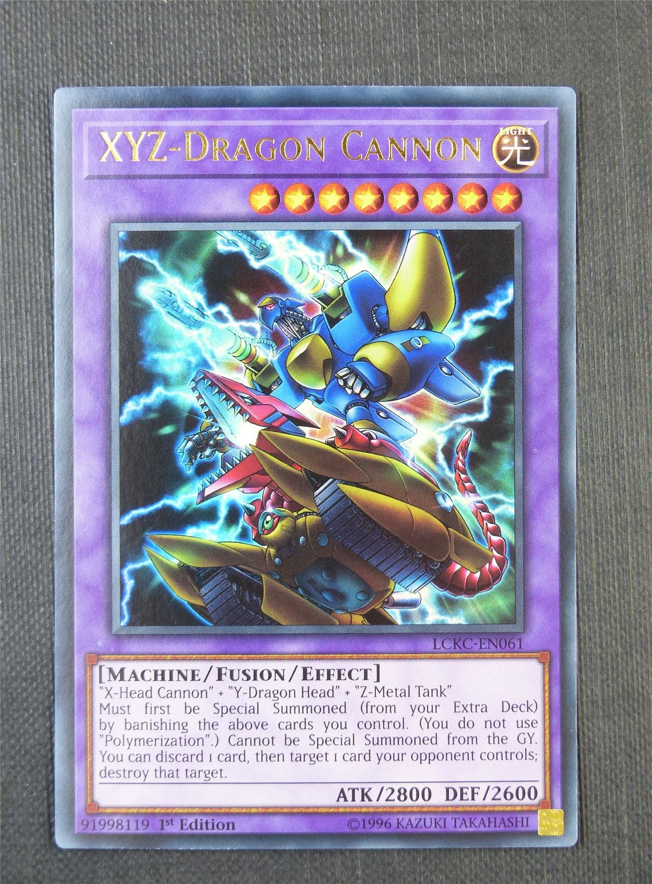 Xyz Dragon Cannon LCKC 1st Ed - Ultra Rare - Yugioh Card #7GD