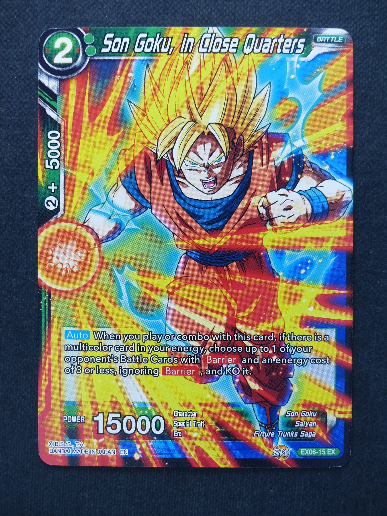 Son Goku in Close Quarters - Dragon Ball Super Cards #4A