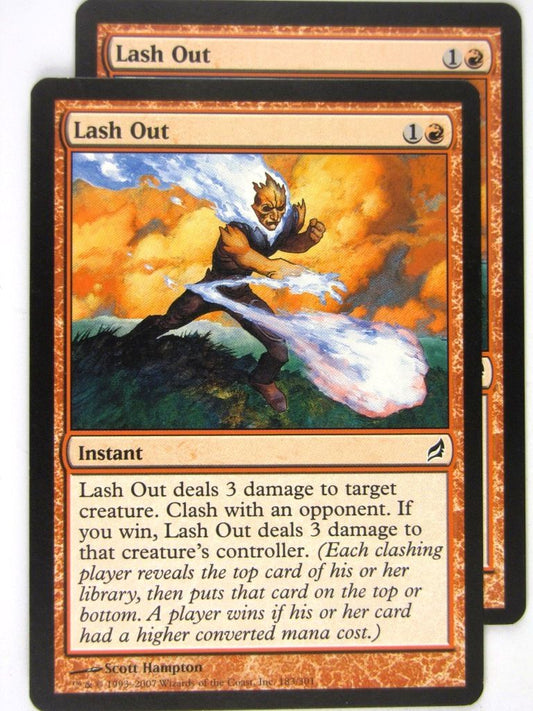 MTG Magic: the Gathering Cards: LASH OUT x2: LRW