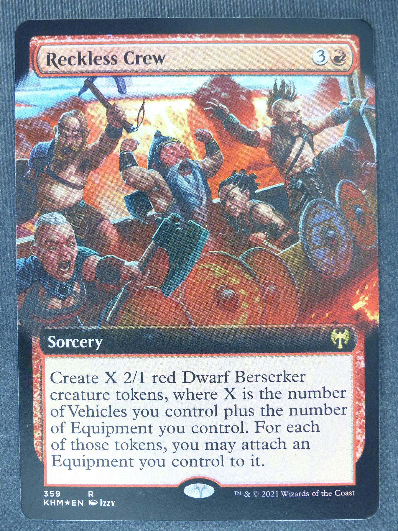 Reckless Crew Extended Foil #BD