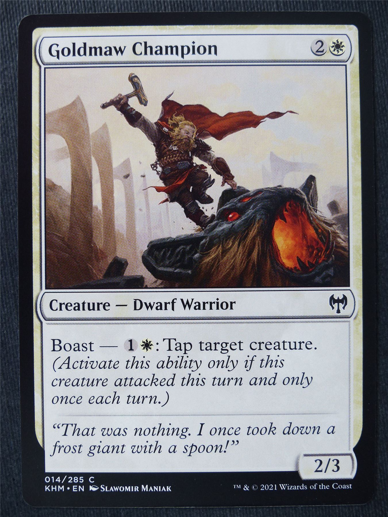 Goldmaw Champion - Mtg Magic Cards #W