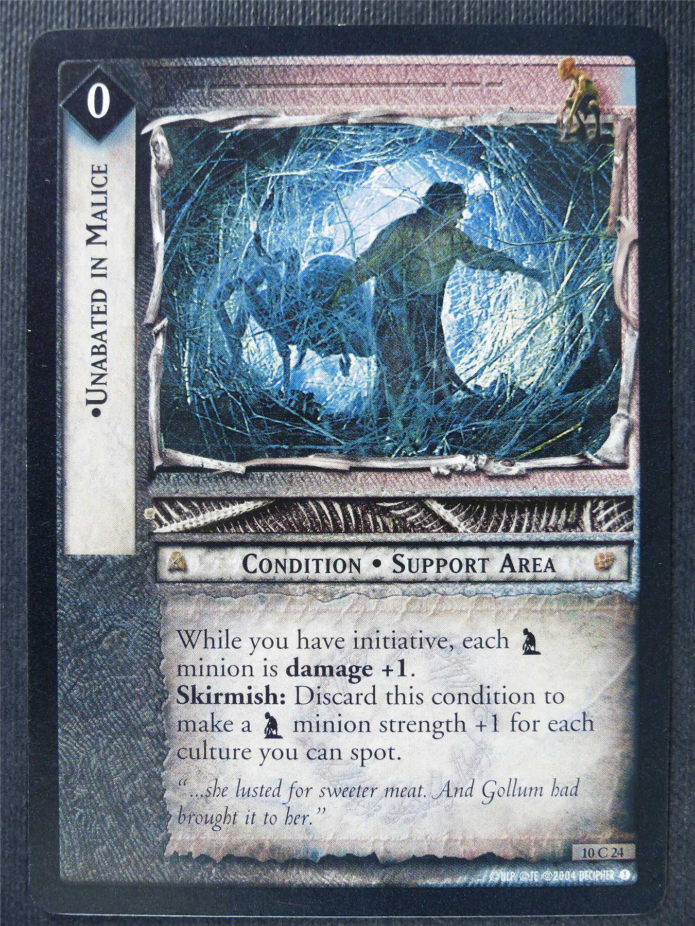 Unabated in Malice 10 C 24 - LotR Card #3J6