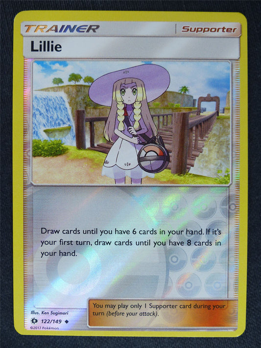 Lillie 122/149 Reverse Holo - Pokemon Cards #3V