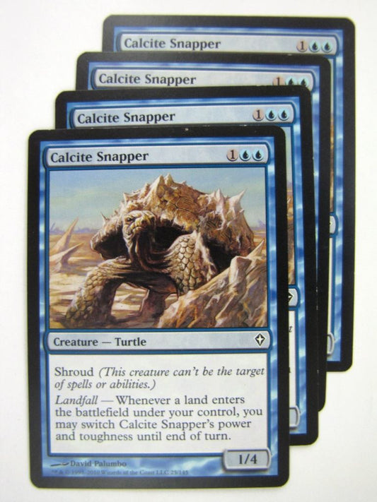 MTG Magic Cards: CALCITE SNAPPER x4 # 8F66