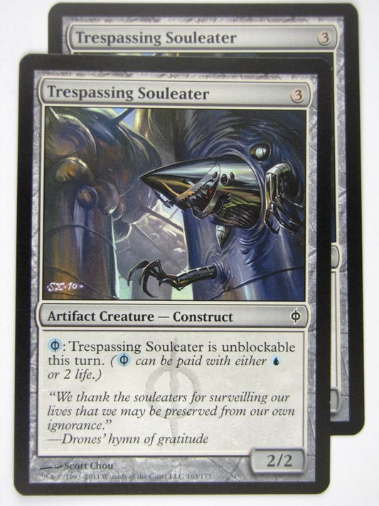 MTG Magic: the Gathering Cards: TRESPASSING SOULEATER x2: NPH