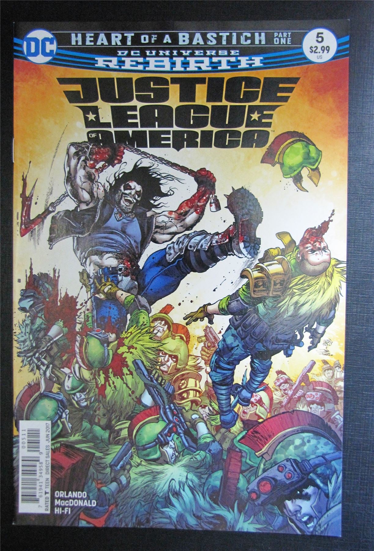 JUSTICE LEAGUE OF AMERICA #5 - REBIRTH - DC Comic # 2A67