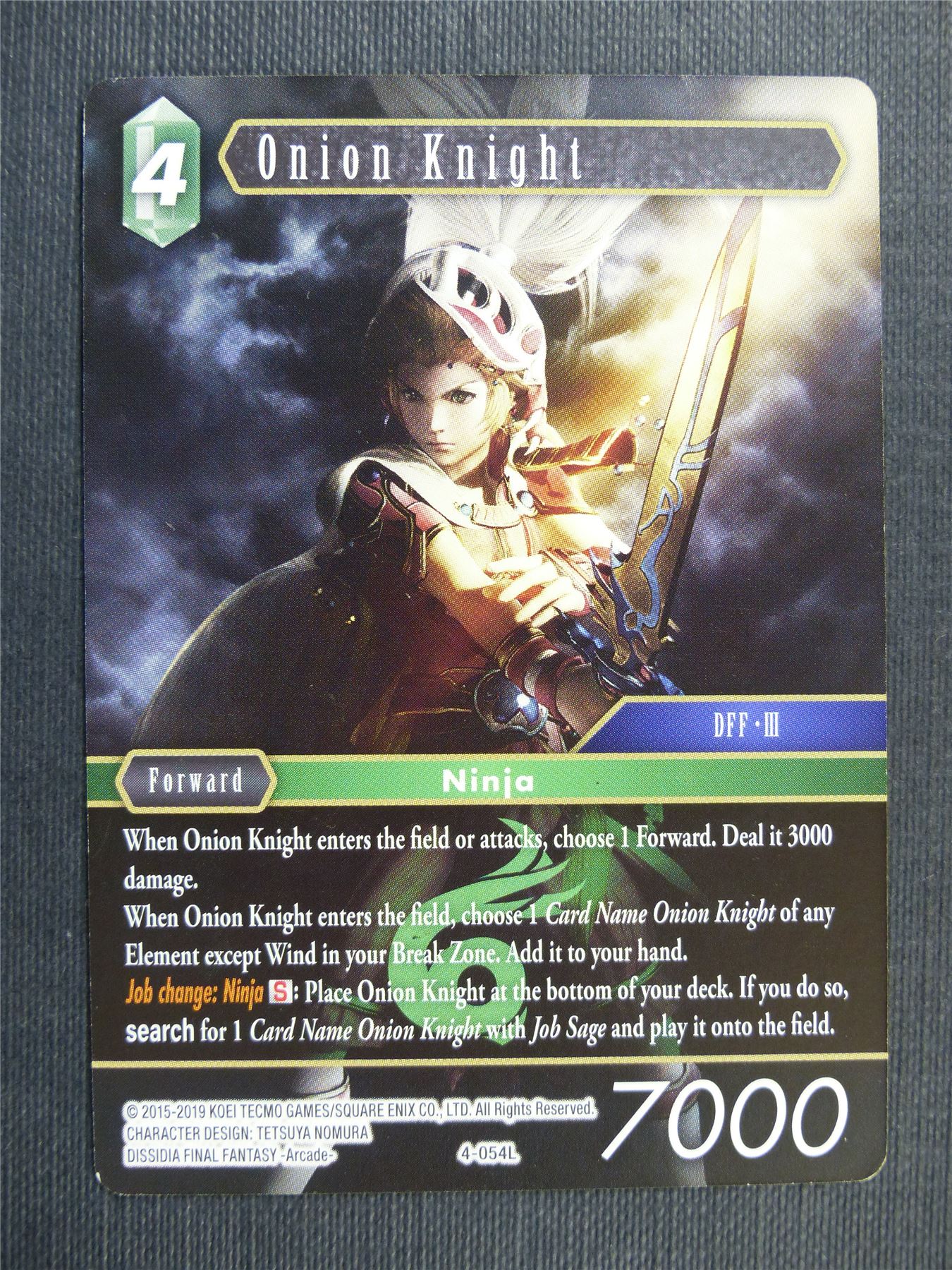 Onion Knight 4-054L - Final Fantasy Cards #267