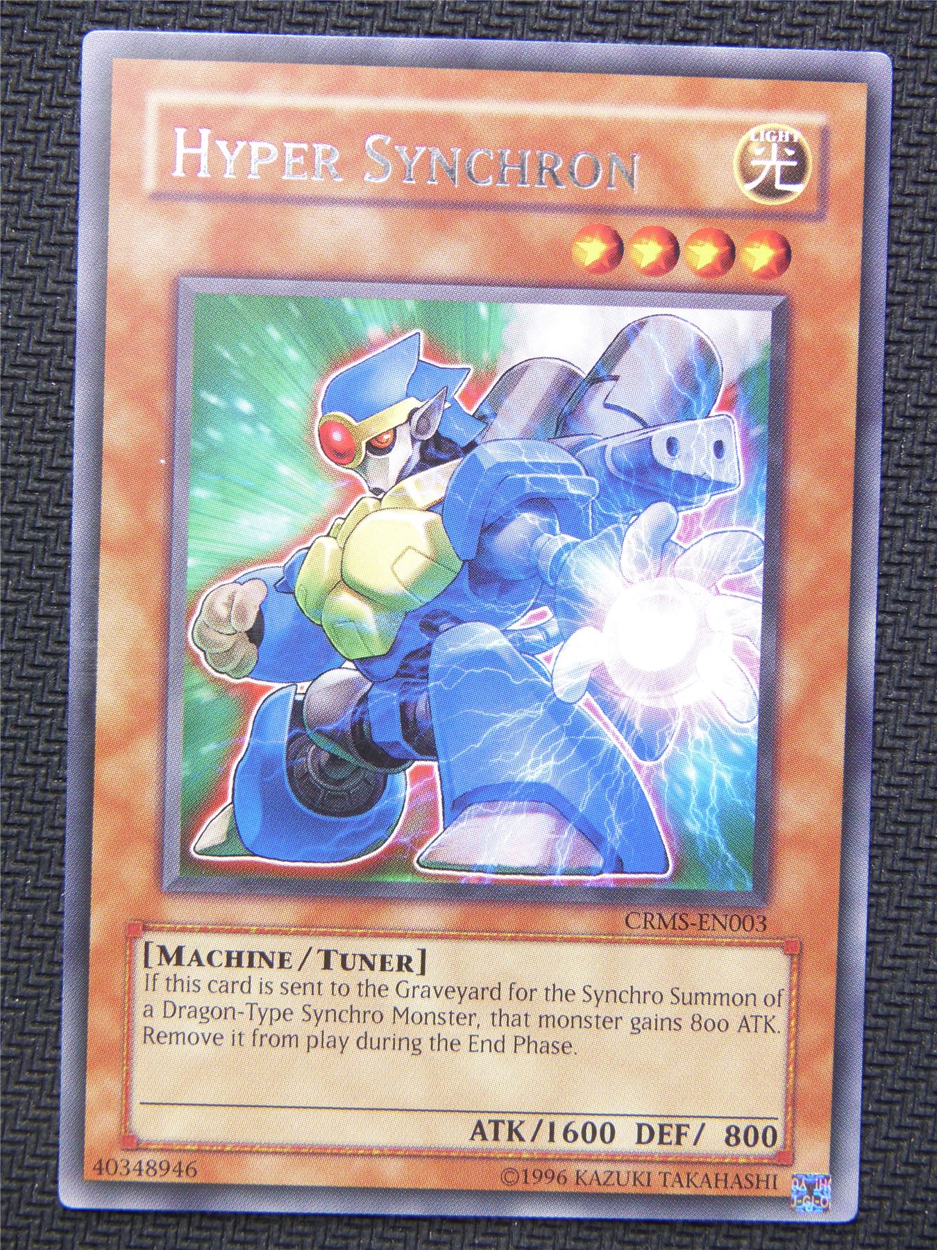 Hyper Synchron CRMS Rare - Yugioh Card #4LJ