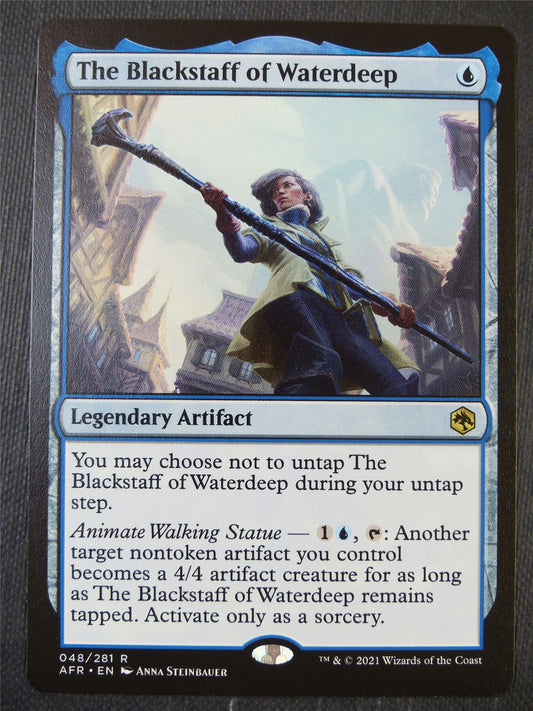 The bLackstaff of Waterdeep - Mtg Card #RD