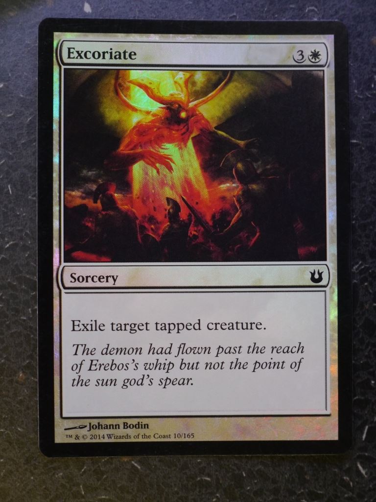 MTG Magic Cards: EXCORIATE  FOIL # 4I33