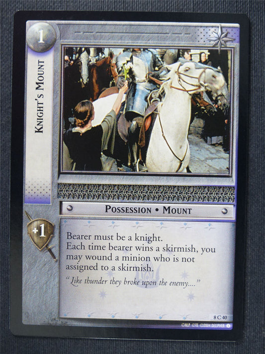 Knight's Mount 8 C 40 - LotR Cards #3M1