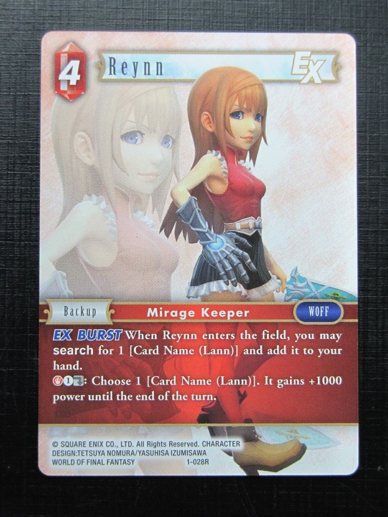 Final Fantasy Cards: REYNN 1-028R # 24B11