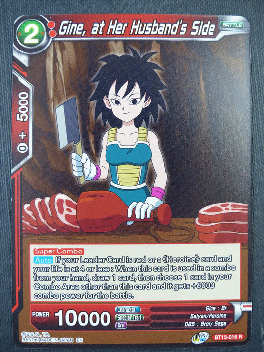 Gine at Her Husband's Side BT13 R - Dragon Bal Super Card #92J