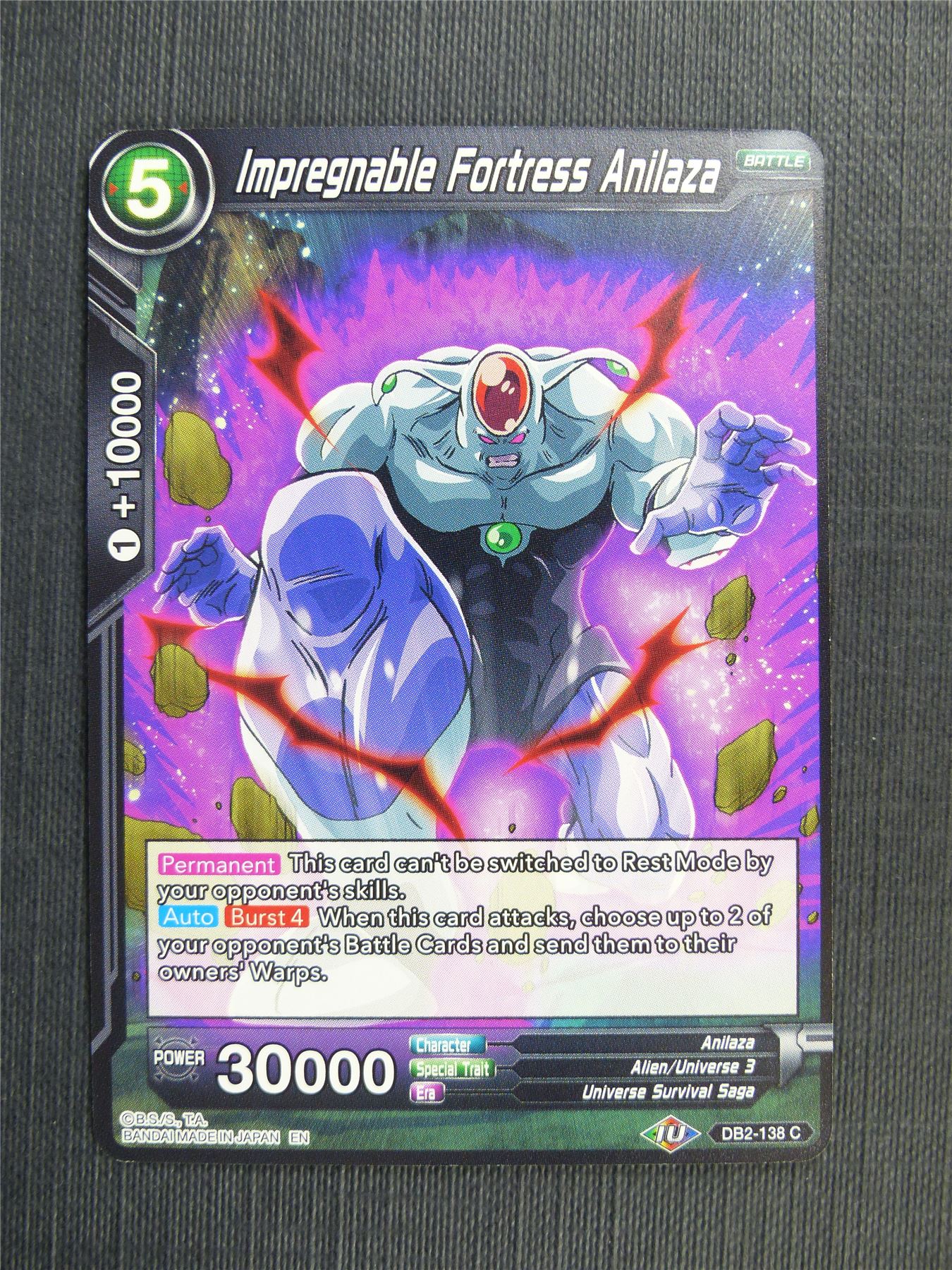 Impregnable Fortress Anilaza - DB2 Dragon Ball Super Card