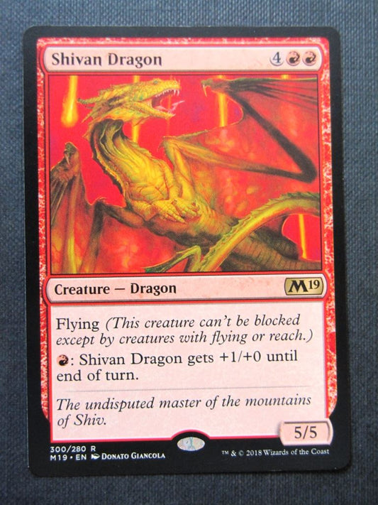 Shivan Dragon - Mtg Magic Cards #XC