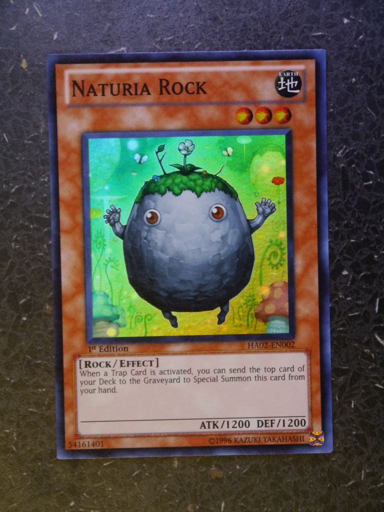 Yugioh Cards: NATURIA ROCK HA02 SUPER RARE # 2G100