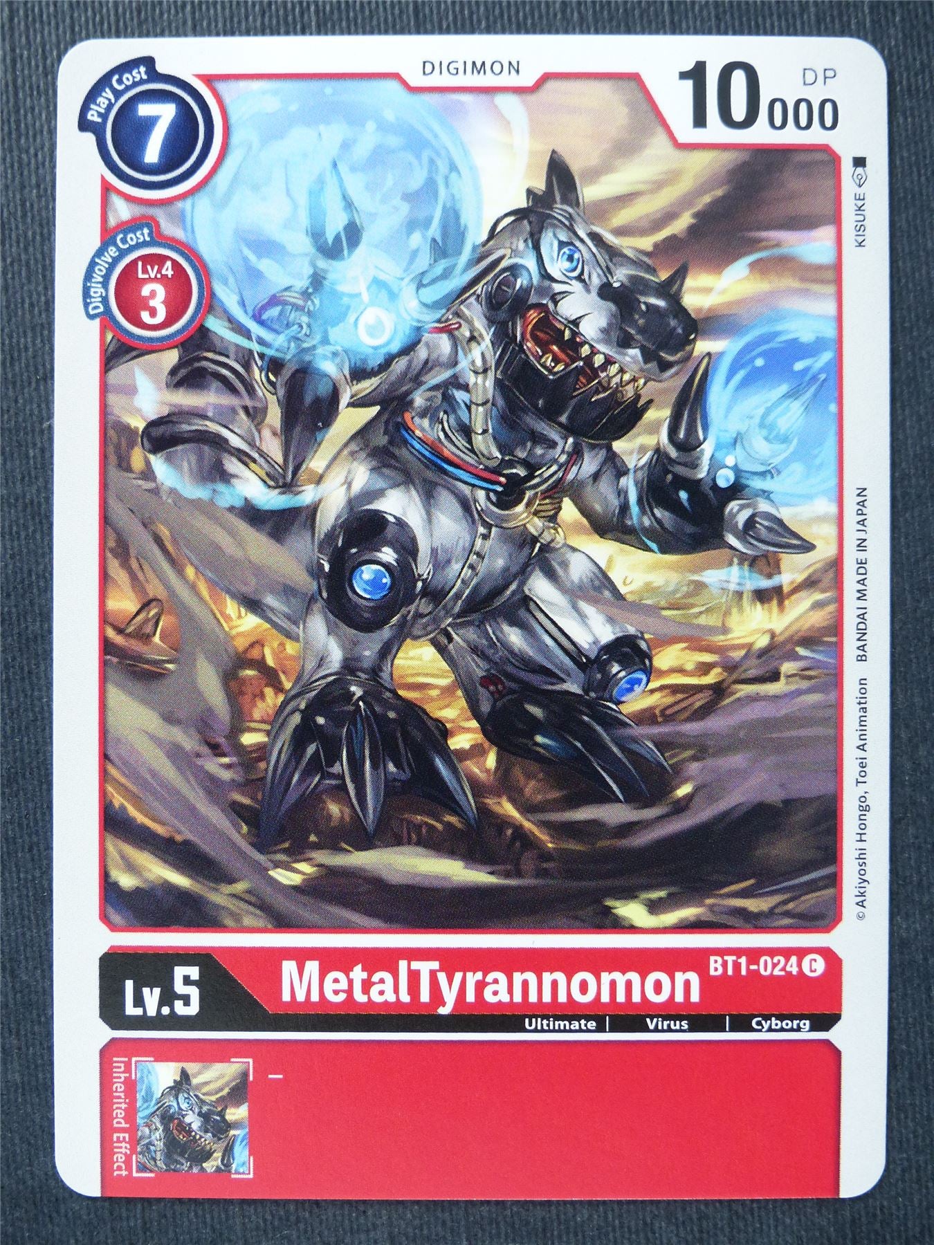 Metaltyrannomon BT1-024 C - Digimon Cards #TH